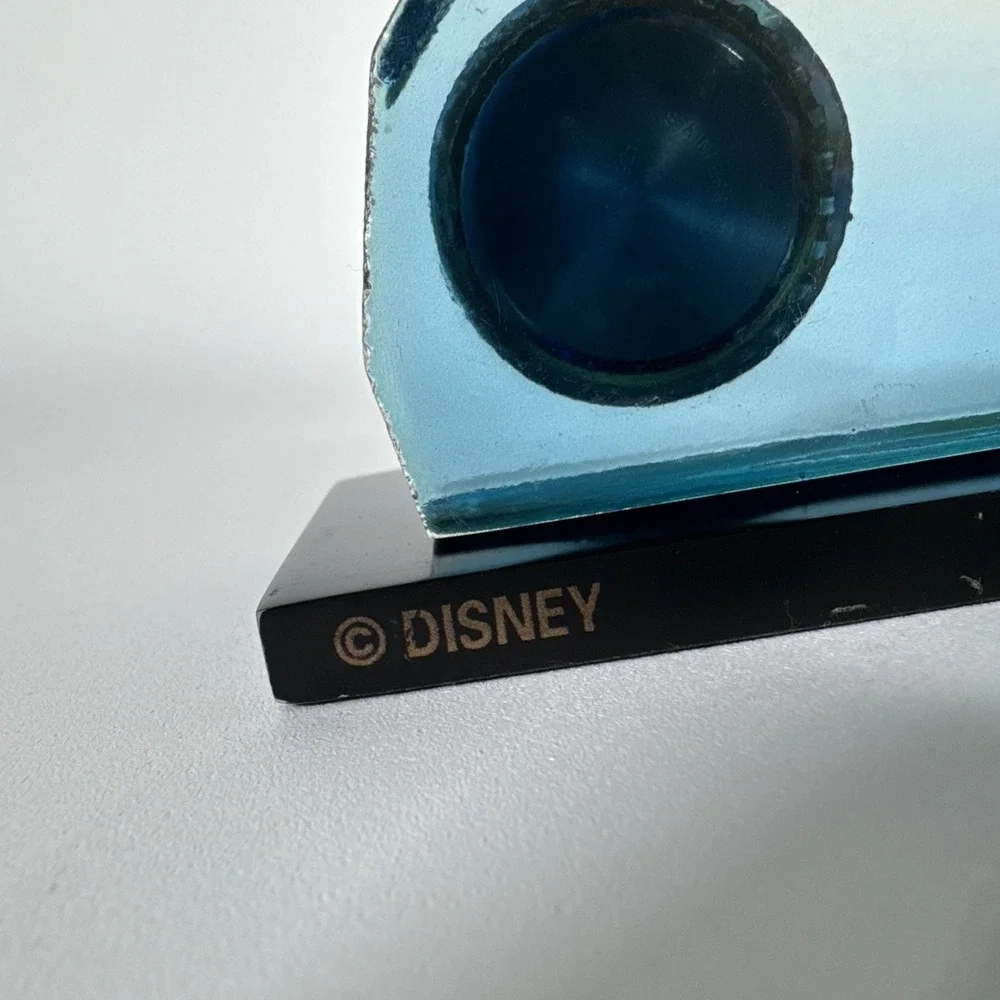 Vintage Walt Disney World Acrylic 3D Shelf Display Disney‎ Characters w/ Clock